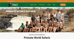 Desktop Screenshot of primateworldsafaris.com